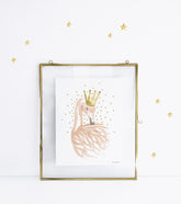 FLAMINGO - Affiche enfant - Flamant rose